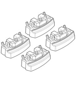 Nordrive Portaggio|Kit attacchi per barre auto portatutto mercedes cla 4p 13>  n21187