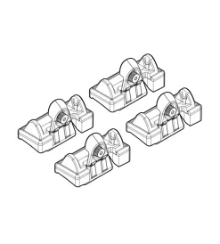 Nordrive Portaggio|Kit attacchi per barre auto portatutto hyundai getz 5d 6/02>3/08  n21047