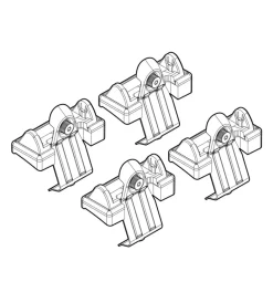 Sale Kit attacchi per barre auto portatutto alfa 147     10/0003/11  n21017 Portaggio