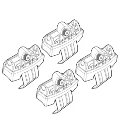 Portaggio-Nordrive Kit attacchi per barre auto portatutto mazda cx-3 15>  n21180