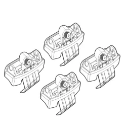 Portaggio-Nordrive Kit attacchi per barre auto portatutto mazda cx-5 17>  n21207