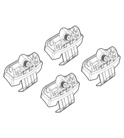 Nordrive Portaggio|Kit attacchi per barre auto portatutto audi q2 16>  n21218