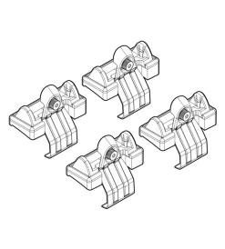 Portaggio-Nordrive Kit attacchi per barre auto portatutto honda hr-v 3/5d 01/99>12/05  n21014