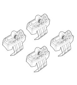 Portaggio-Nordrive Kit attacchi per barre auto portatutto skoda scala 5p 19>  n21232