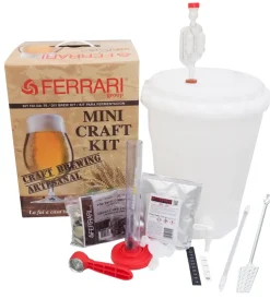 FerrariGroup Preparazione Birra|Kit birra artigianale base mini craft con fermentatore da 13,5 litri - ferrari group