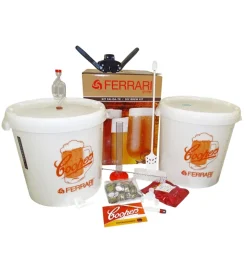 Hot Kit birra artigianale ferrari group "lux" con doppio fermentatore da 32 litri Preparazione Birra