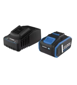 Kit caricabatterie singolo e batteria di ricambio 20v 4ah - cod. 25899 Batterie E Caricatori Per Elettroutensili