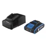 Hyundai Batterie E Caricatori Per Elettroutensili|Kit caricabatterie singolo e batteria di ricambio 20v 2ah - cod. 25898