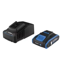 Hyundai Batterie E Caricatori Per Elettroutensili|Kit caricabatterie singolo e batteria di ricambio 20v 2ah - cod. 25898