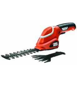 Clearance Kit cesoia sfoltirami a batteria black&decker "gsl700kit-qw" lama 15 cm 7v 1,2 ah Tagliasiepi