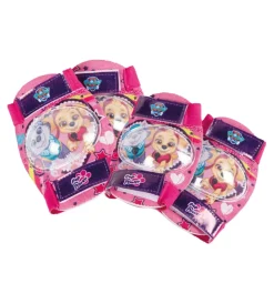Bici|Kit di protezione "paw patrol boy girl" con 2 gomitiere e 2 ginocchiere