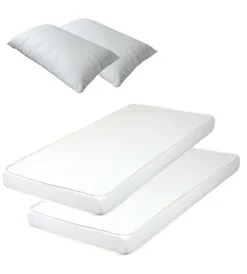 Outlet Kit due materassi singoli e due cuscini somnus 80x190 cm Letti E Comodini