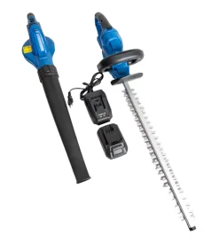 Tagliasiepi|Kit hyundai tagliasiepi e soffiatore a batteria 20v 2ah e caricabatterie