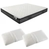 Kit materasso matrimoniale e due guanciali dormir "sleep virusfree" 160x190 cm Letti E Comodini