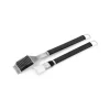 Ompagrill Barbecue|Kit pulizia barbecue - pennello e spazzola in acciaio inox