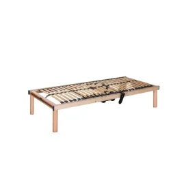 Letti E Comodini- Kit rete a doghe wireless dormir con materasso e guanciale in memory 190x80 cm