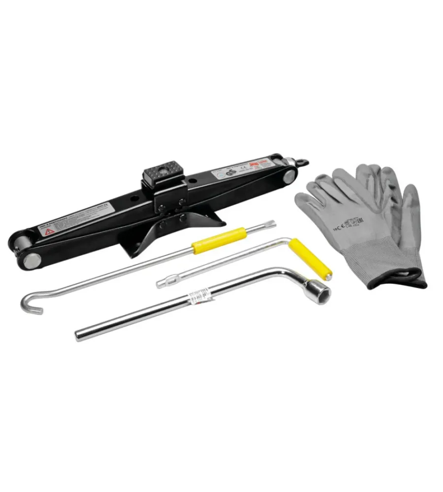 Pneumatici-Lampa Kit ruotino di scorta - 155/85 18 lega con cric e chiave svita bulloni - 76098