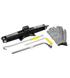 Pneumatici-Lampa Kit ruotino di scorta - 125/80 16 acciaio con cric e chiave svita bulloni - 76035