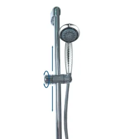 Outlet Kit saliscendi doccia con 8 funzioni h 60 cm Docce E Accessori