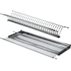 Accessori Cucina|Kit scolapiatti in acciaio inossidabile per pensile da 60 cm