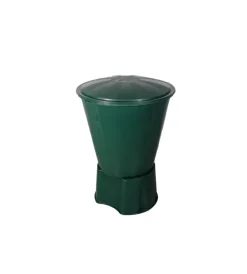 Irrigazione- Kit serbatoio per raccolta acqua piovana verde 210 l