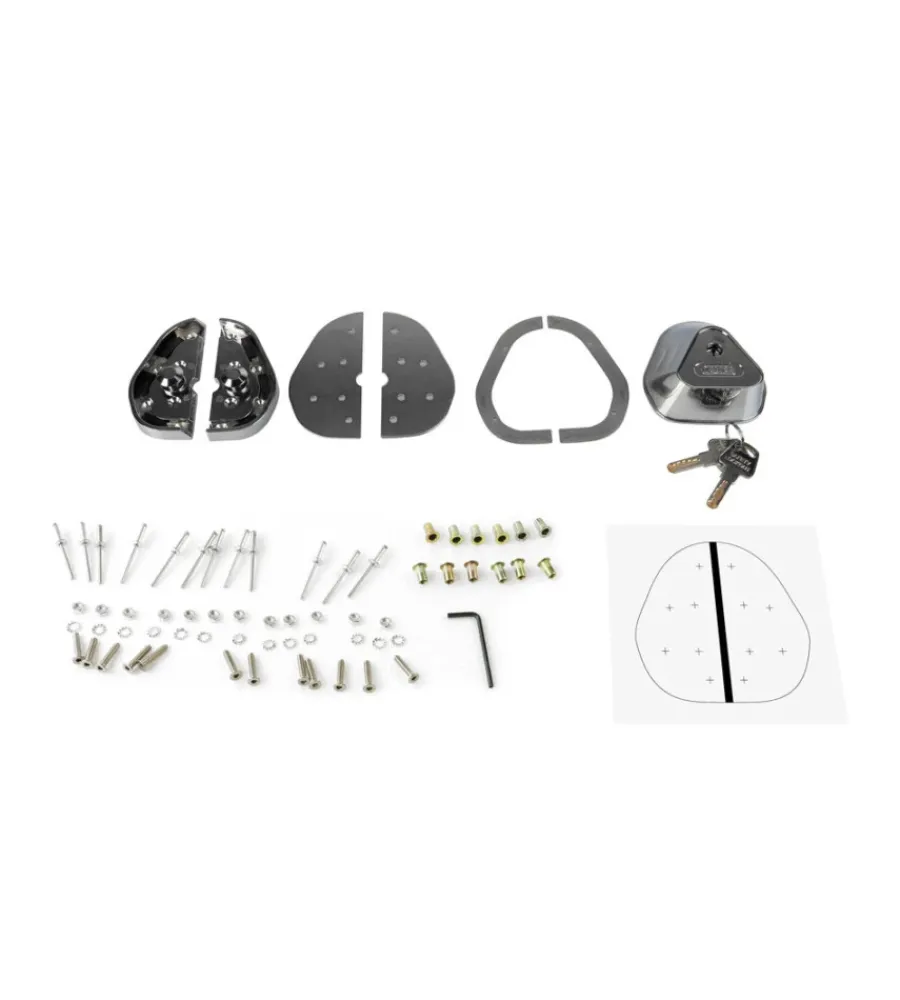 Discount Kit serratura aggiuntiva per porte veicoli commerciali "vigilant" - 65411 Garage E Manutenzione