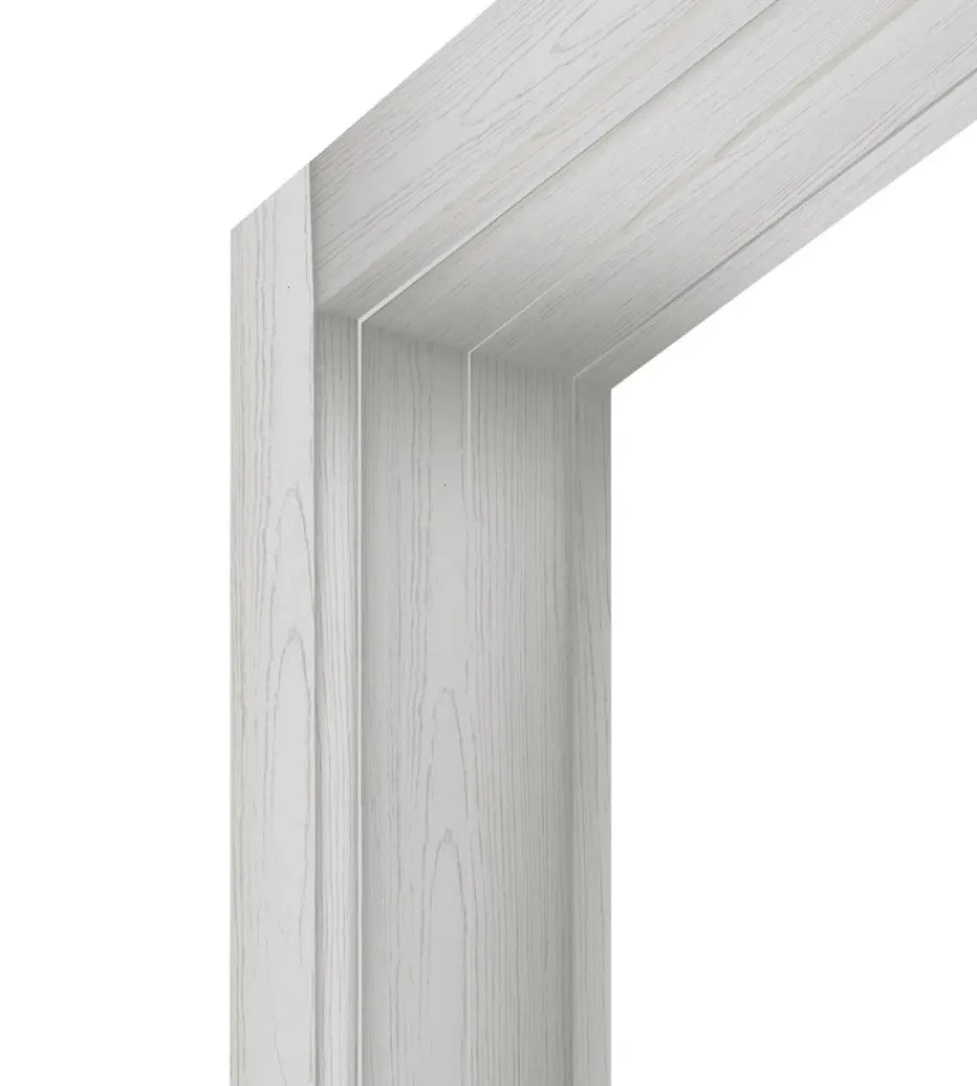 Porte, Scale E Pavimenti-Forte Kit telaio per porte "modulo" pino bianco 110x220 cm