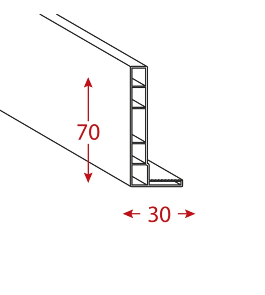 Porte, Scale E Pavimenti-Forte Kit telaio per porte "modulo" pino bianco 110x220 cm