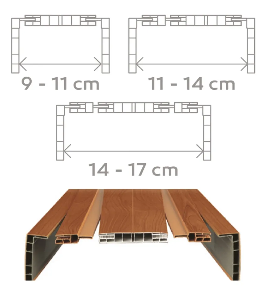 Porte, Scale E Pavimenti-Forte Kit telaio per porte "modulo" pino bianco 110x220 cm