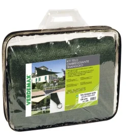 Discount Kit telo ombreggiante triangolare verde scuro 3,6x3,6x3,6 m Coltivazione E Cura