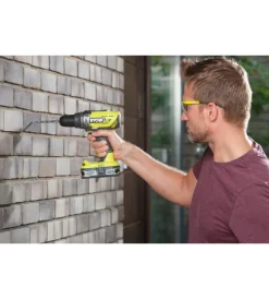 Ryobi Trapani E Avvitatori|Kit trapano a percussione a batteria "r18pd3-140sa" con set punte 18v 4ah e caricabatterie