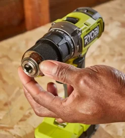 Ryobi Trapani E Avvitatori|Kit trapano a percussione brushless e compressore portatile - con 2 batterie 18v 2ah