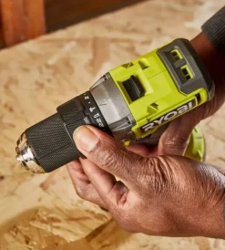 Ryobi Trapani E Avvitatori|Kit trapano a percussione brushless e compressore portatile - con 2 batterie 18v 2ah