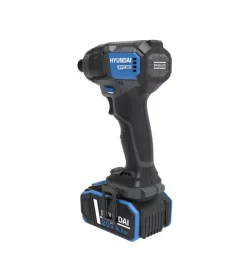 Trapani E Avvitatori-Hyundai Kit trapano a percussione e avvitatore a batteria 2 batterie 20v 2ah e caricabatterie - cod. 25850