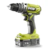 Trapani E Avvitatori-Ryobi Kit trapano avvitatore a percussione a batteria "r18pd2-115s" 18v, con batteria da 1,5ah e caricabatterie