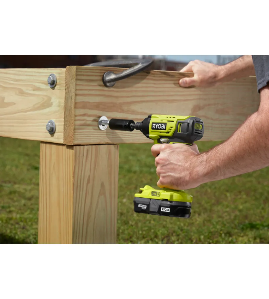 Ryobi Trapani E Avvitatori|Kit trapano avvitatore e avvitatore ad impulsi a batteria "r18ck2-2c20g" 200 nm 2 batterie 18v 2ah e caricabatterie