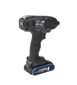 Trapani E Avvitatori-Hyundai Kit trapano avvitatore e avvitatore a impulsi a batteria 2 batterie 20v 2ah e caricabatterie - cod. 25852