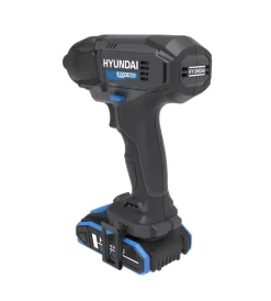 Trapani E Avvitatori-Hyundai Kit trapano avvitatore e avvitatore a impulsi a batteria 2 batterie 20v 2ah e caricabatterie - cod. 25852