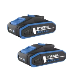 Trapani E Avvitatori-Hyundai Kit trapano avvitatore e avvitatore a impulsi a batteria 2 batterie 20v 2ah e caricabatterie - cod. 25852