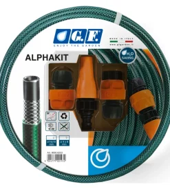 G.F. Irrigazione|Kit tubo alpha 1/2 da 25 metri , raccordi e lancia.