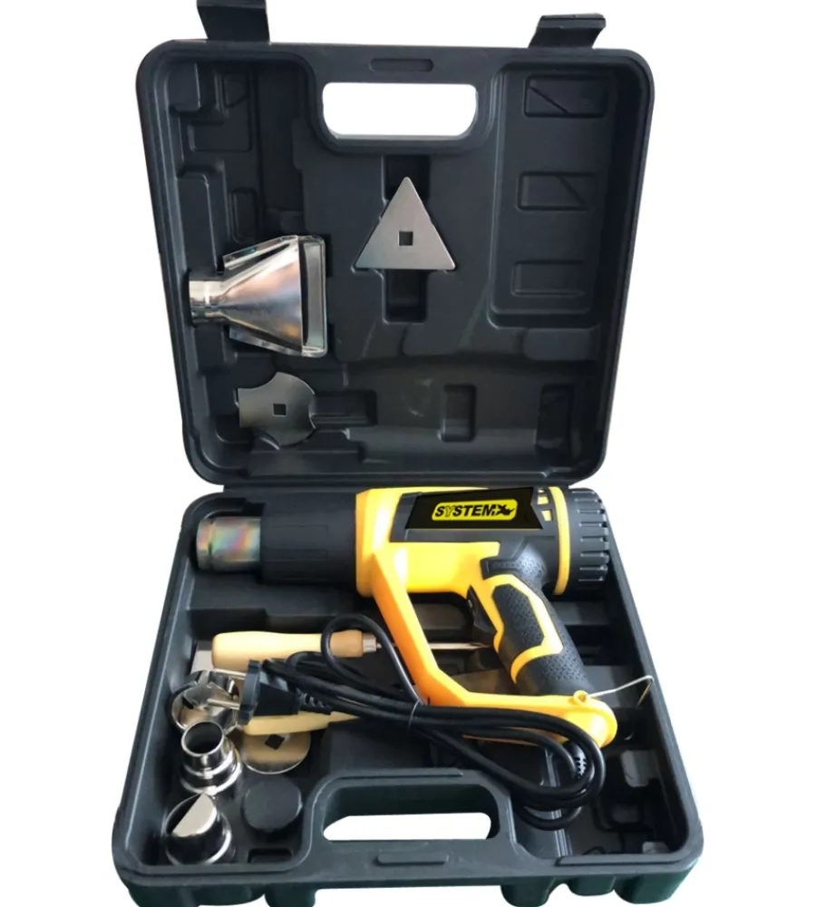 Pistole Termiche- Kit valigetta pistola termica system+ 2000 w