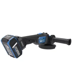 Sale Kit valigetta smerigliatrice angolare a batteria disco 125 mm 20v 4ah e caricabatterie - cod. 25859 Smerigliatrici