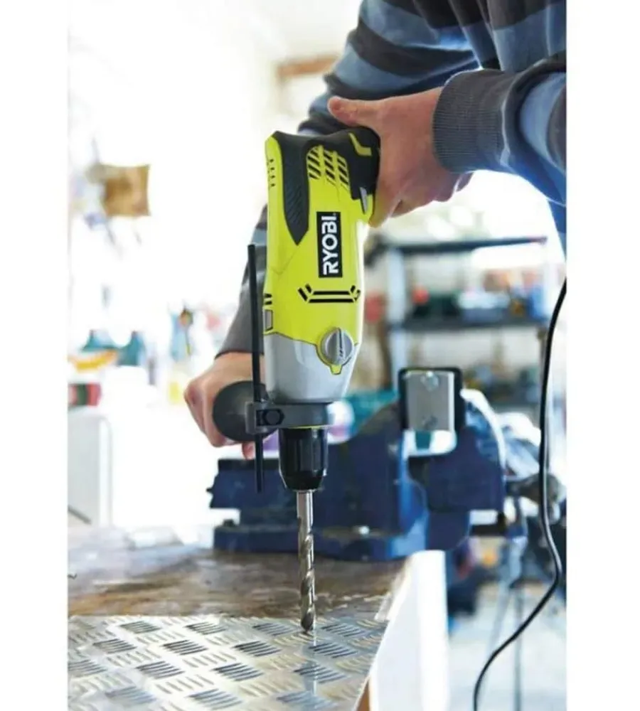 Ryobi Trapani E Avvitatori|Kit valigetta trapano a percussione elettrico "rpd1010-k" 1010 w