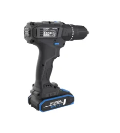 Trapani E Avvitatori-Hyundai Kit valigetta trapano a percussione a batteria 50 nm 20v 2ah, caricabatterie e 75 utensili - cod. 25873