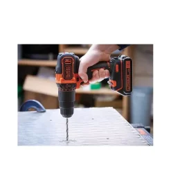 Trapani E Avvitatori-Black+Decker Kit valigetta trapano avvitatore a batteria 