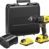 Clearance Kit valigetta trapano avvitatore a percussione caricabatterie e 2 batterie 18v 2ah Trapani E Avvitatori
