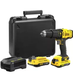 Stanley Fatmax Trapani E Avvitatori|Kit valigetta trapano avvitatore a percussione a batteria "sfmcd711d22-qw" 2 batterie 18v 2ah