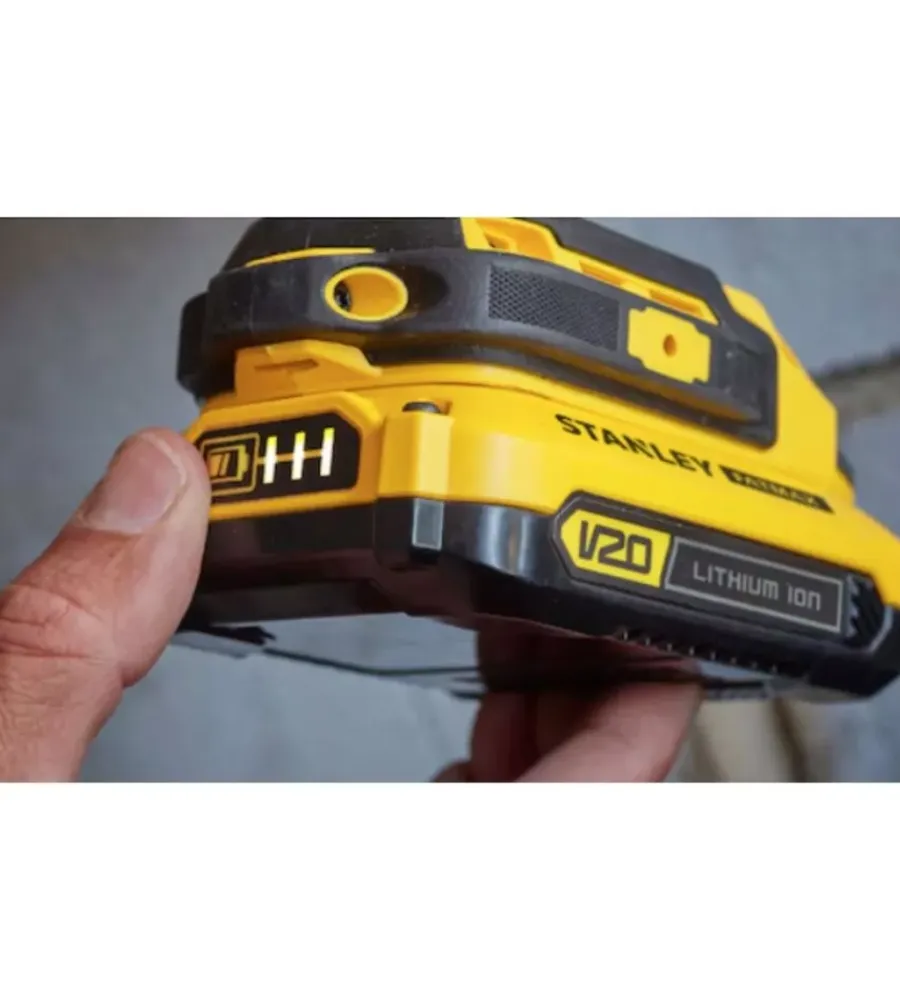 Stanley Fatmax Trapani E Avvitatori|Kit valigetta trapano avvitatore a percussione a batteria "sfmcd711d22-qw" 2 batterie 18v 2ah