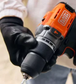 Black+Decker Trapani E Avvitatori|Kit valigetta trapano avvitatore a percussione a batteria