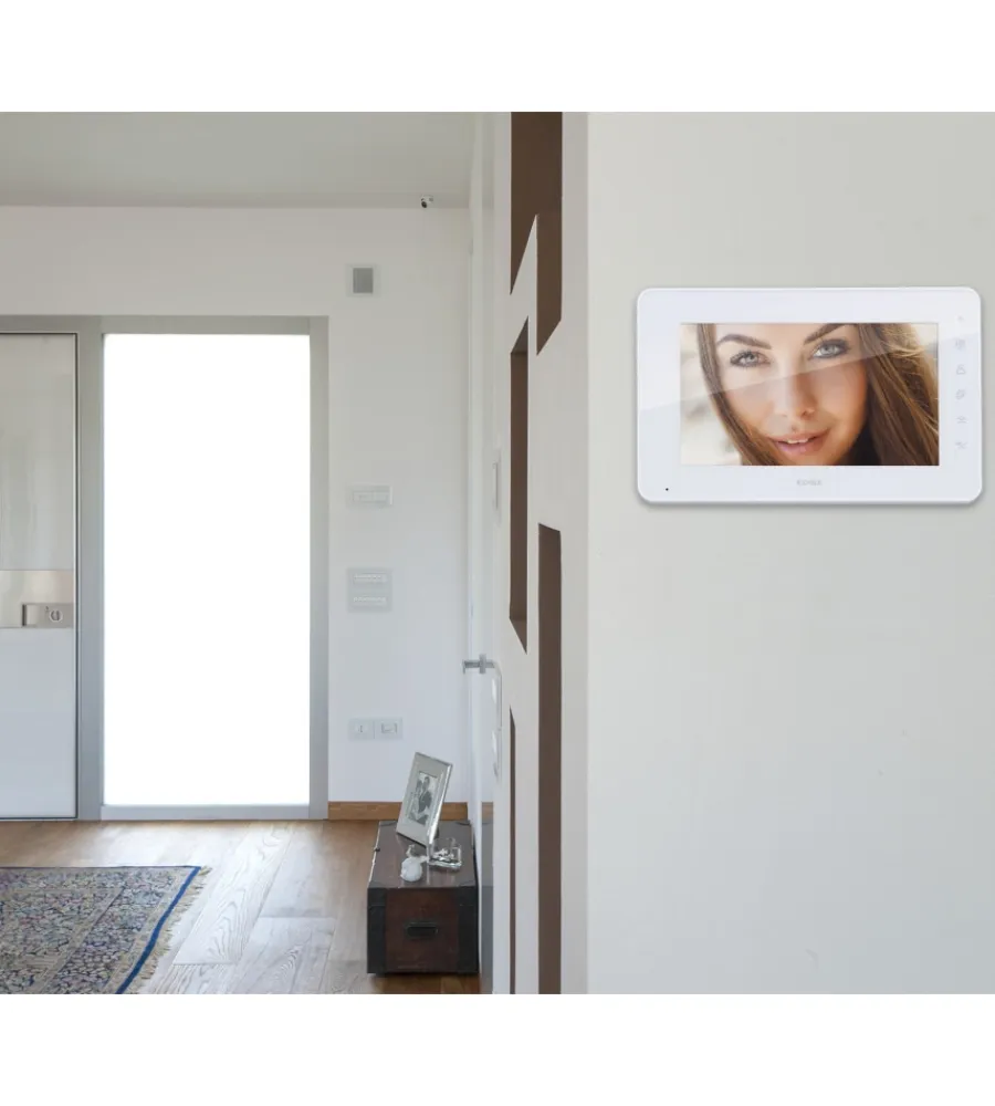 Vimar Citofoni E Videocitofoni|Kit videocitofonico da parete monofamiliare con vivavoce intercomunicante